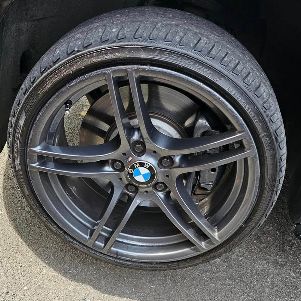 Alloy wheel before specialist finish transformation - Example 2